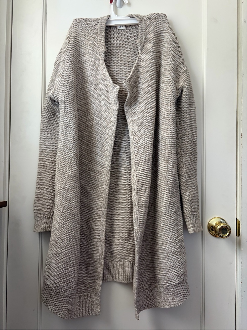 GAP Cream Cotton Knit Cardigan